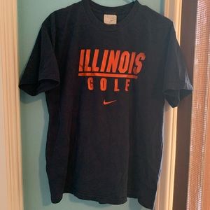Nike VINTAGE University of Illinois Golf Tee Mens